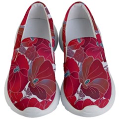 Floral Pattern Background Kids  Lightweight Slip Ons by Vaneshart