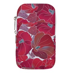 Floral Pattern Background Waist Pouch (small)