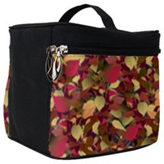 Floral Pattern Design Make Up Travel Bag (big) by Vaneshart