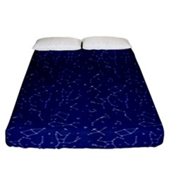 Constellations Pattern Fitted Sheet (california King Size) by Vaneshart