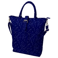 Constellations Pattern Buckle Top Tote Bag by Vaneshart