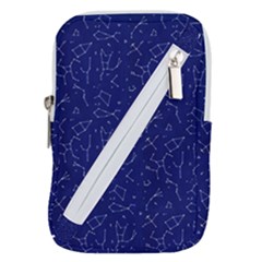 Constellations Pattern Belt Pouch Bag (small) by Vaneshart