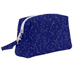 Constellations Pattern Wristlet Pouch Bag (large) by Vaneshart