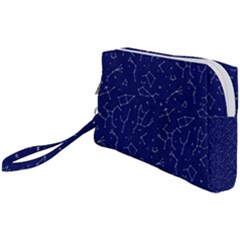 Constellations Pattern Wristlet Pouch Bag (small) by Vaneshart