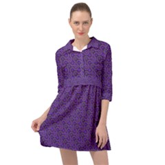 Iris Retrowheel Mini Skater Shirt Dress