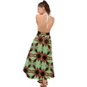 Christmas Pattern Backless Maxi Beach Dress View2