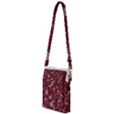 Floral Pattern Background Multi Function Travel Bag View1