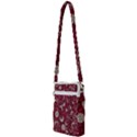 Floral Pattern Background Multi Function Travel Bag View2