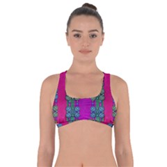 Flowers In A Rainbow Liana Forest Festive Got No Strings Sports Bra by pepitasart