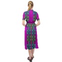 Flowers In A Rainbow Liana Forest Festive Keyhole Neckline Chiffon Dress View2