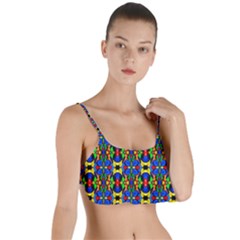 Abstract 36 Layered Top Bikini Top 