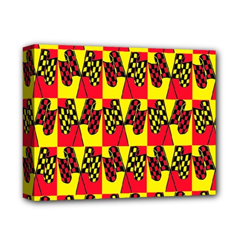 Race Flag Deluxe Canvas 14  x 11  (Stretched)