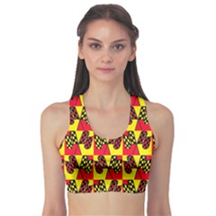 Race Flag Sports Bra