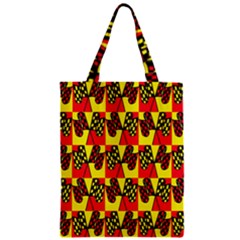 Race Flag Zipper Classic Tote Bag