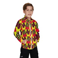 Race Flag Kids  Windbreaker