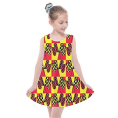 Race Flag Kids  Summer Dress