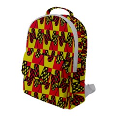 Race Flag Flap Pocket Backpack (Large)