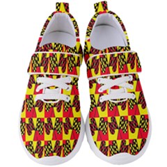 Race Flag Women s Velcro Strap Shoes