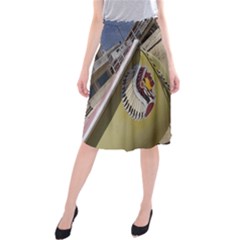 Boat 1 1 Midi Beach Skirt by bestdesignintheworld