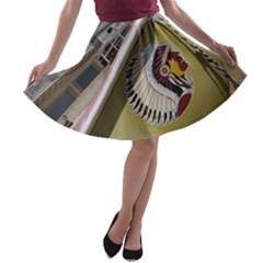 Boat 1 1 A-line Skater Skirt by bestdesignintheworld