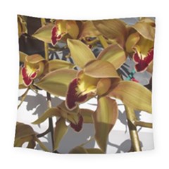 Orchids  1 1 Square Tapestry (large)