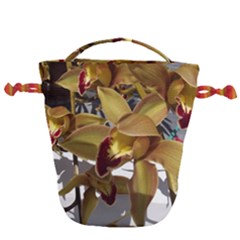 Orchids  1 1 Drawstring Bucket Bag by bestdesignintheworld