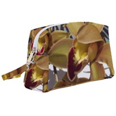 Orchids  1 1 Wristlet Pouch Bag (large) by bestdesignintheworld