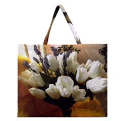 Tulips 1 3 Zipper Large Tote Bag by bestdesignintheworld