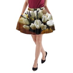 Tulips 1 3 A-line Pocket Skirt by bestdesignintheworld