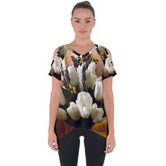 Tulips 1 3 Cut Out Side Drop Tee