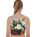 Tulips 1 3 Velvet Racer Back Crop Top View2