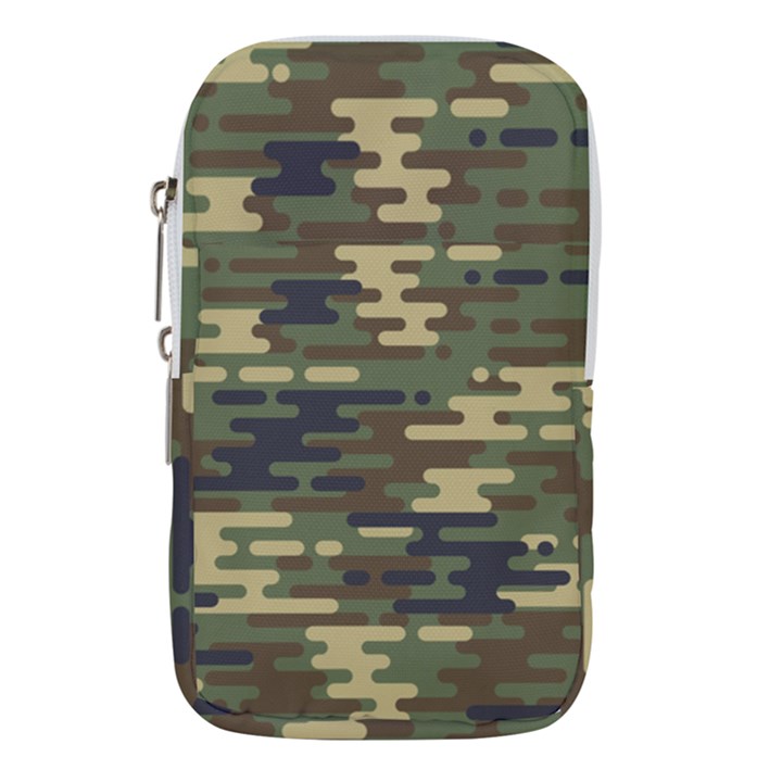 Curve Shape Seamless Camouflage Pattern Waist Pouch (Large)