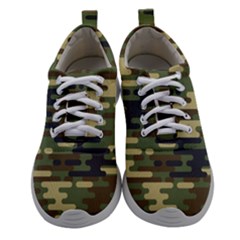 Curve Shape Seamless Camouflage Pattern Women Athletic Shoes