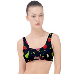 Vector Seamless Summer Fruits Pattern Colorful Cartoon Background The Little Details Bikini Top