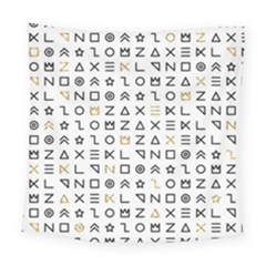 Memphis Seamless Patterns Square Tapestry (large)