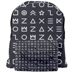 Memphis Seamless Patterns Giant Full Print Backpack by Vaneshart