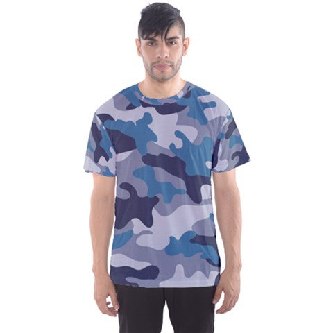 Military Seamless Pattern Men s Sports Mesh Tee by Vaneshart