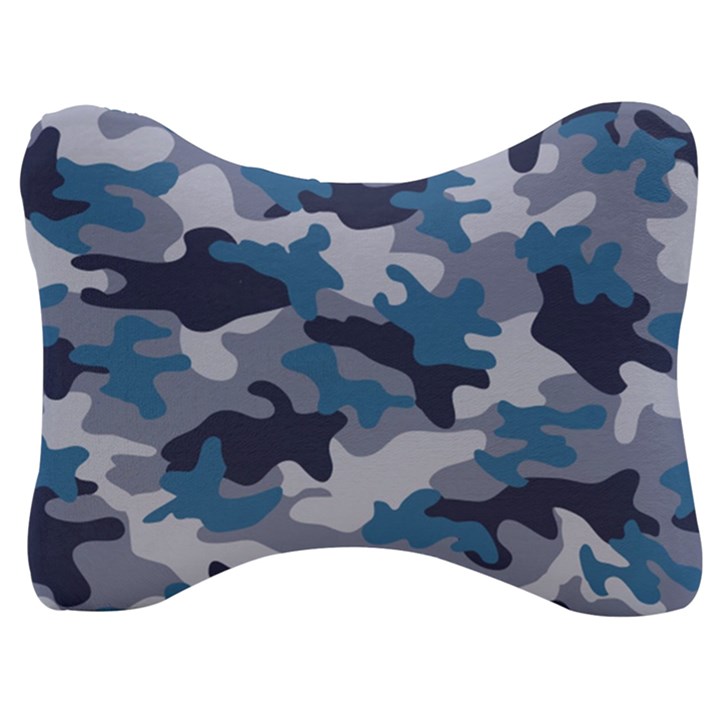 Military Seamless Pattern Velour Seat Head Rest Cushion