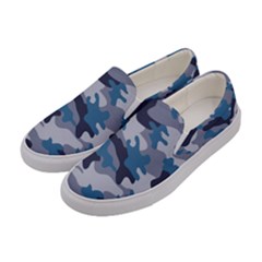 Military Seamless Pattern Women s Canvas Slip Ons by Vaneshart