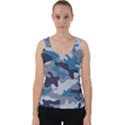 Military Seamless Pattern Velvet Tank Top View1