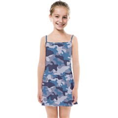 Military Seamless Pattern Kids  Summer Sun Dress by Vaneshart