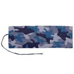 Military Seamless Pattern Roll Up Canvas Pencil Holder (m) by Vaneshart