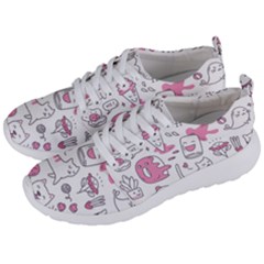 Set Kawaii Doodles Men s Lightweight Sports Shoes by Vaneshart