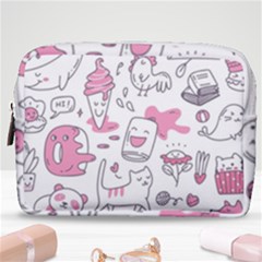 Set Kawaii Doodles Make Up Pouch (medium) by Vaneshart