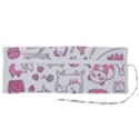 Set Kawaii Doodles Roll Up Canvas Pencil Holder (M) View2