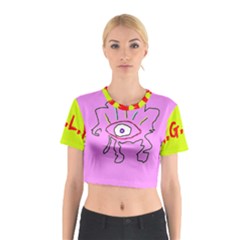 Designed By Revolution Child  u G L Y   Cotton Crop Top