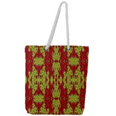 Rby 55 Full Print Rope Handle Tote (large) by ArtworkByPatrick