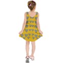 Butterfly Cartoons In Hearts Kids  Sleeveless Dress View2