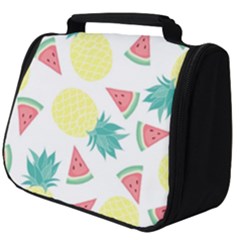 Vector Seamless Pattern With Pineapples Full Print Travel Pouch (big) by Vaneshart