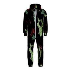 Cartoon African Cactus Seamless Pattern Hooded Jumpsuit (kids) by Vaneshart